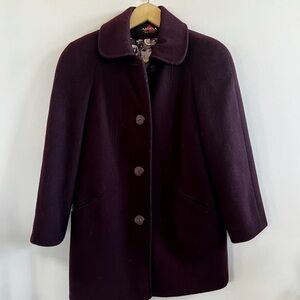 Women's Dark Purple Coat